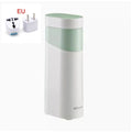 Small black or green desktop instant water dispenser with digital display and compact tank