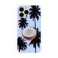 Original Summer Coconut design TPU protective case for iPhone, shown alongside a bracket combination option.