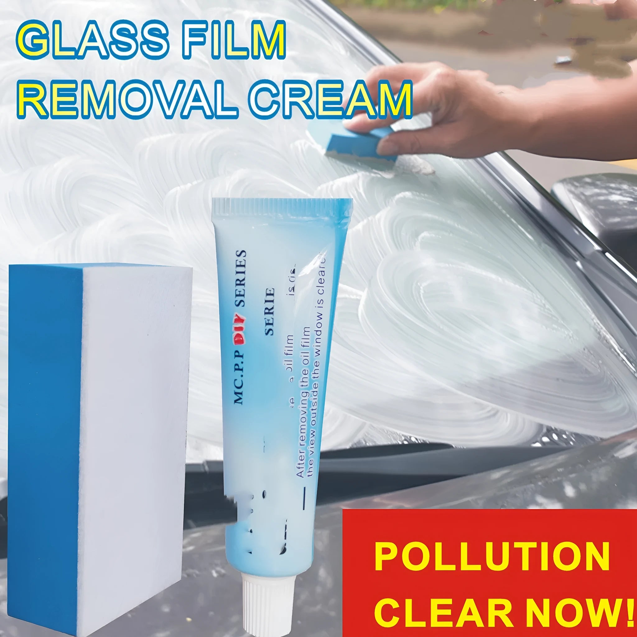 15ml automotive glass rainproof agent in white English version bag packaging