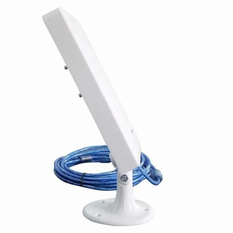 White high power USB wireless network card for desktop PC wifi connectivity