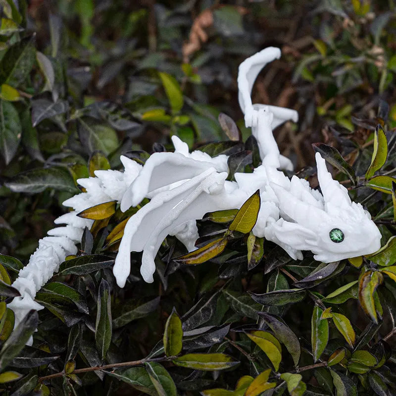 3D printed dragon wing decoration in PLA plastic measuring 25×16×3cm