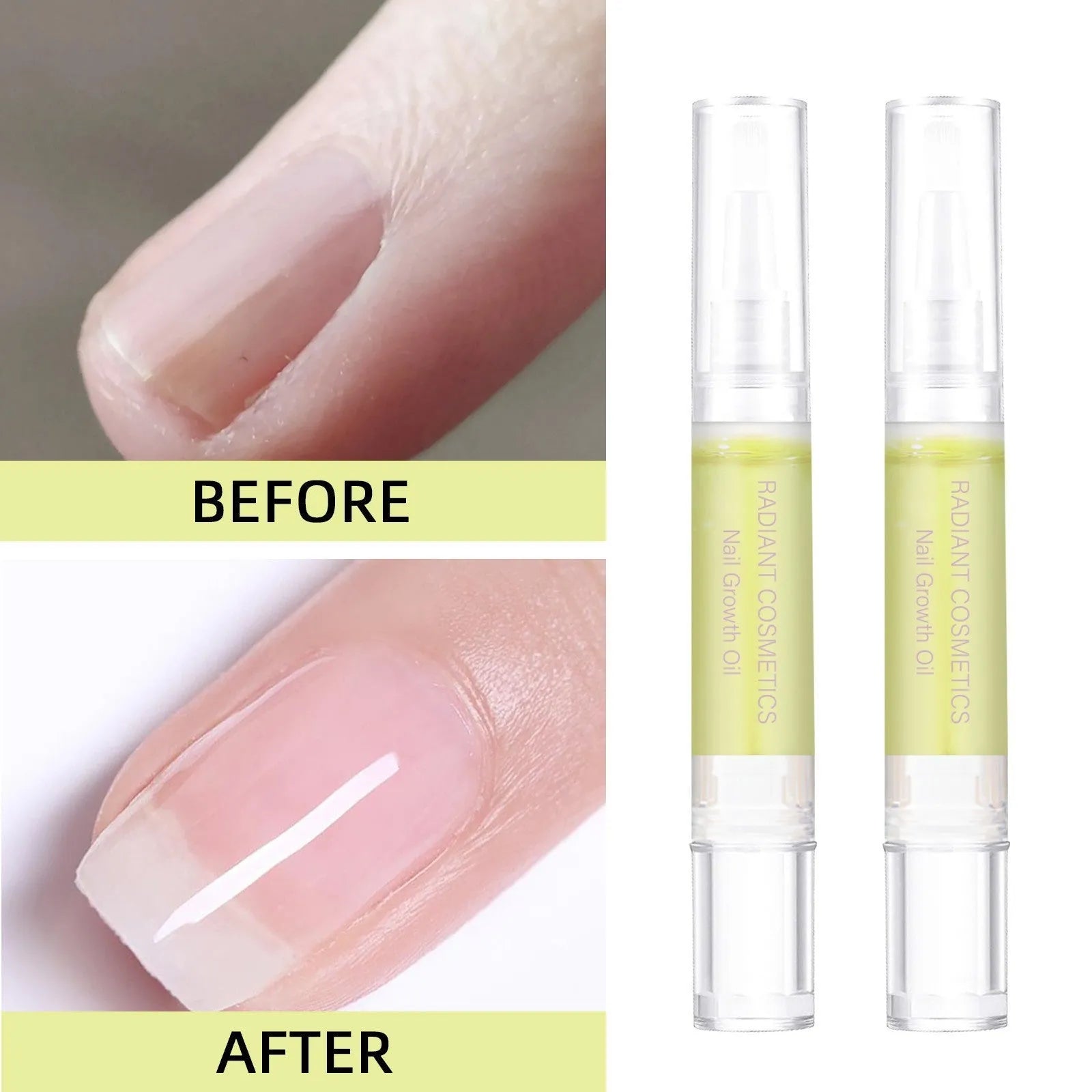 3ml nail growth oil bottle for wash-free nail and cuticle treatment