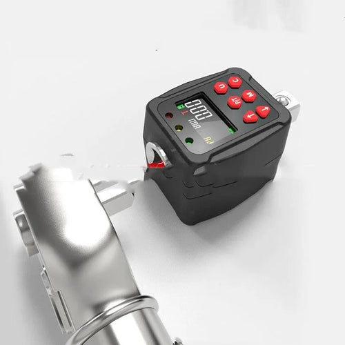 1/2 square drive digital torque meter set showing digital display and metal construction