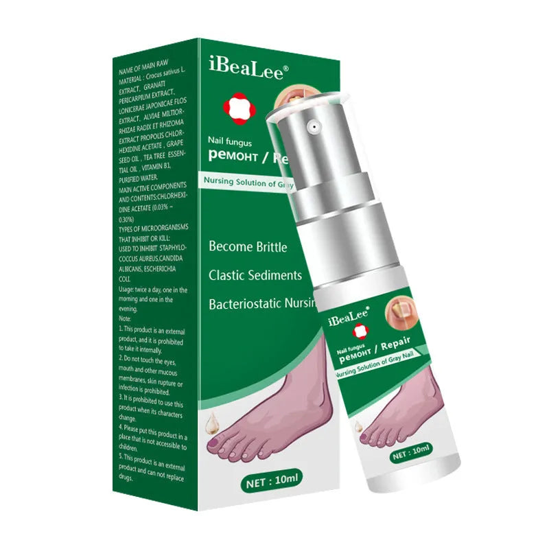 Jiagou Repair Dust antimicrobial footcare liquid in 10ml bottle