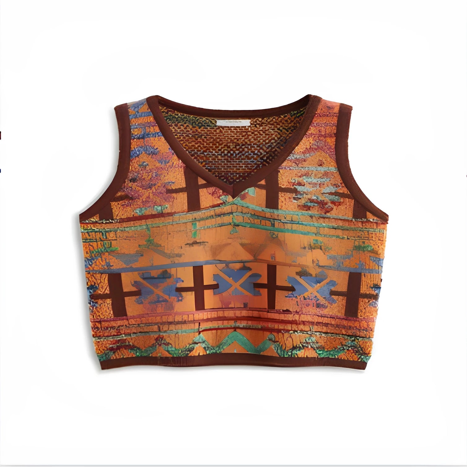 Loose fit round neck printed t-shirt in bird eye polyester fabric for youth leisure wear