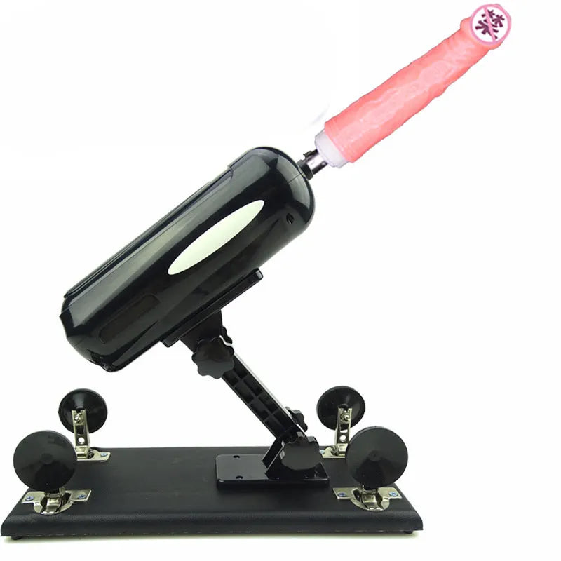 Bobb women's automatic telescopic thrusting sex toy in purple, black or pink colours
