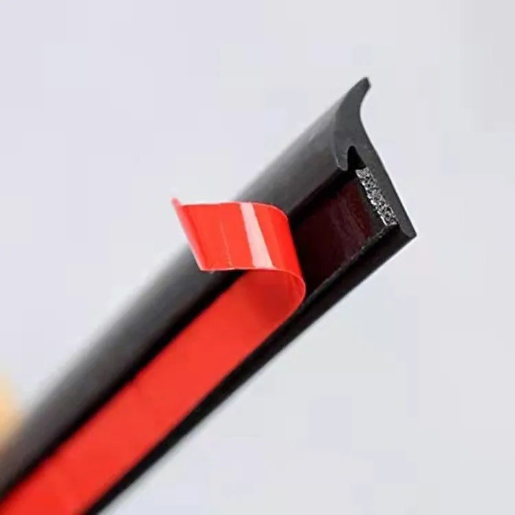 Black TPE automotive rubber seal strip for car door and window gap filling applications