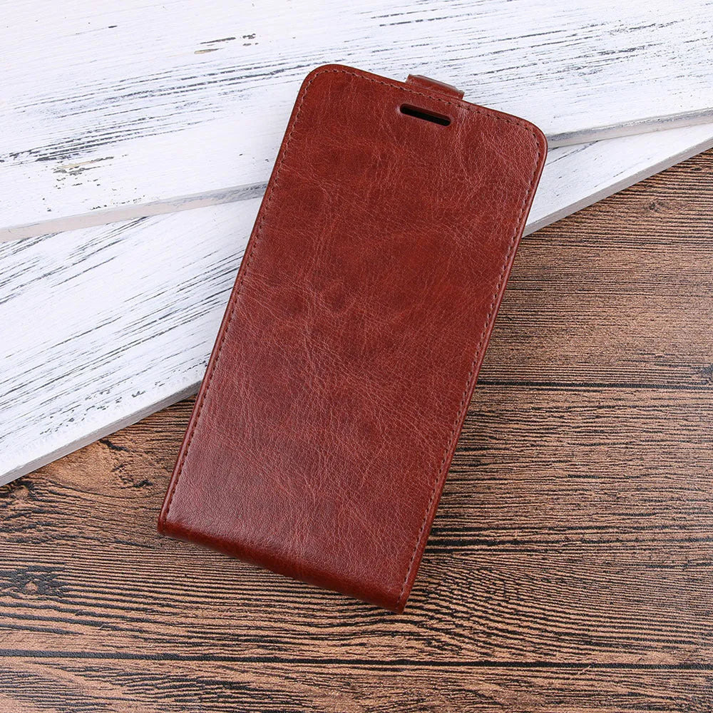 Huawei Honor 7X leather wallet phone case showing card slots and available colour options
