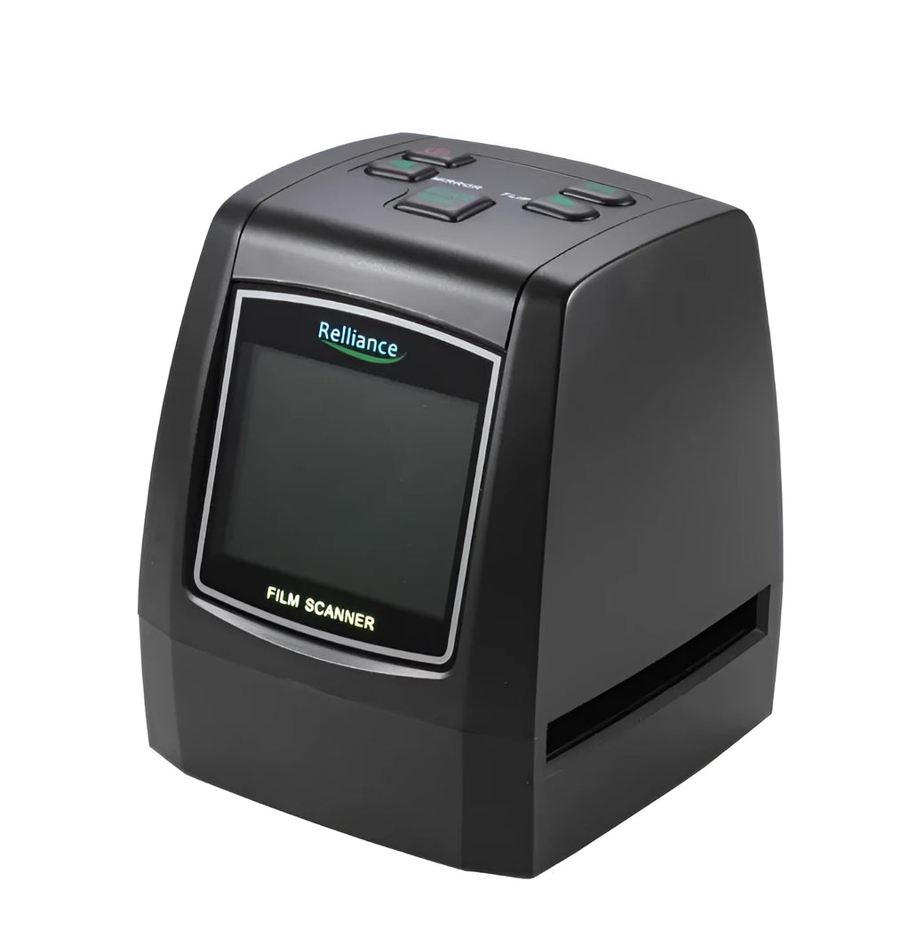 14 megapixel film negative scanner with 2.4-inch LCD screen for converting 135, 126, 110 and Super8 film formats