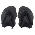 Webbed hand paddles for freestyle swim training in black, blue, orange colours
