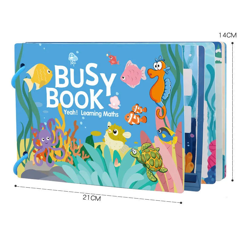 Paper early education educational toy book for children aged 3-6 with CPC and CE certification