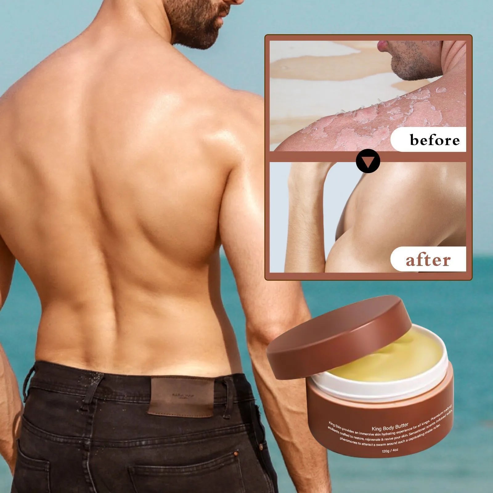 Gulong body moisturizer cream in 120g plastic tube for skin dryness relief