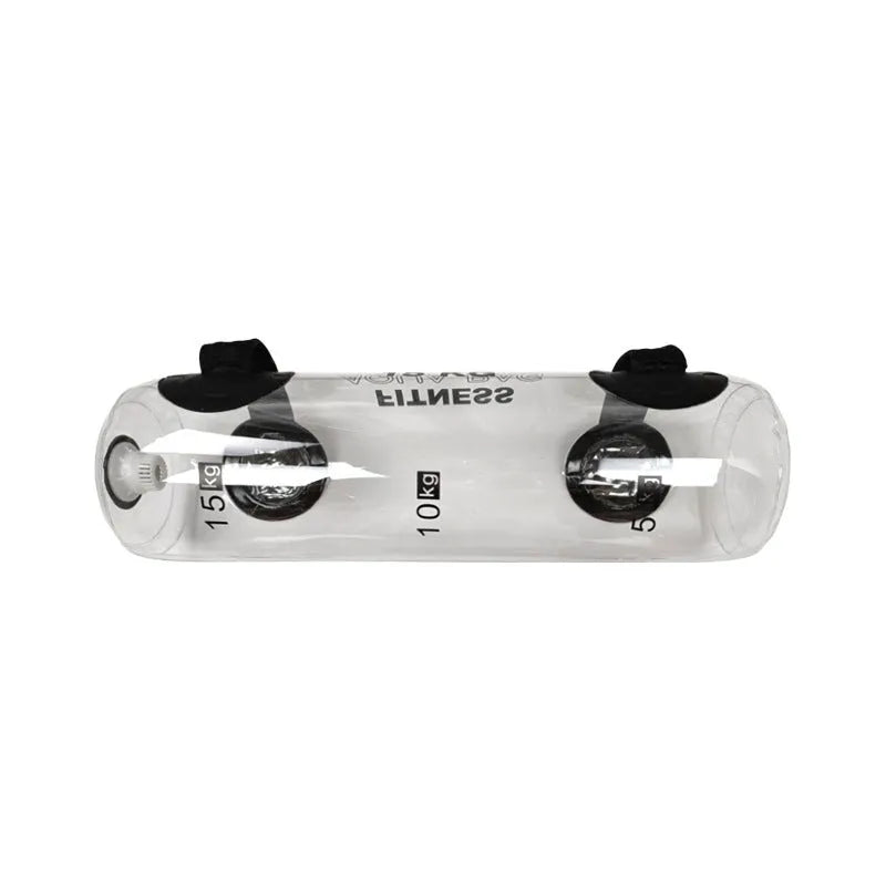 Transparent PVC inflatable water weight bag for adjustable home strength training