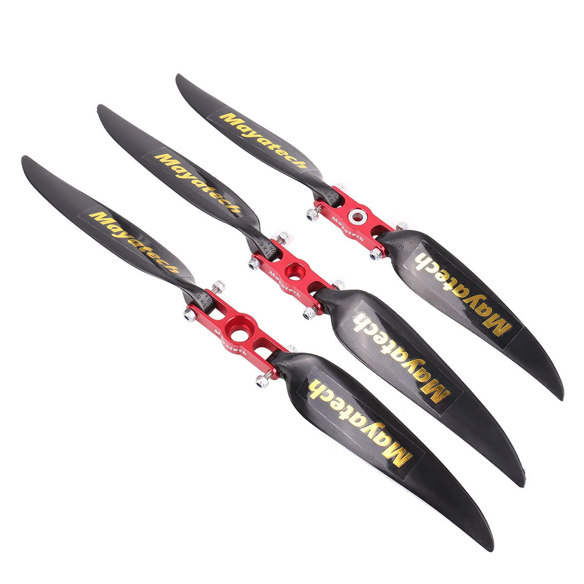 Black glider folding paddle shown in 12x6.5cm folded size with quick-disassembly mechanism