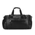 Black waterproof PU fabric travel shoe bag organiser with foldable design