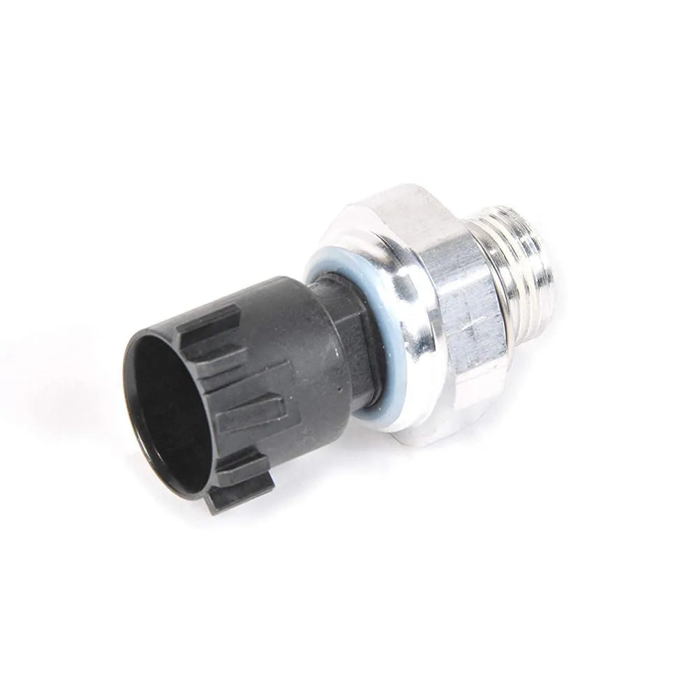 Silver automobile fuel pressure sensor with simple design for fuel system monitoring