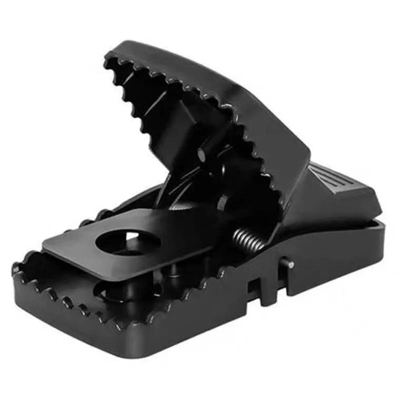 Automatic reusable mouse cage trap for indoor use, shown in small, medium, and large size options.