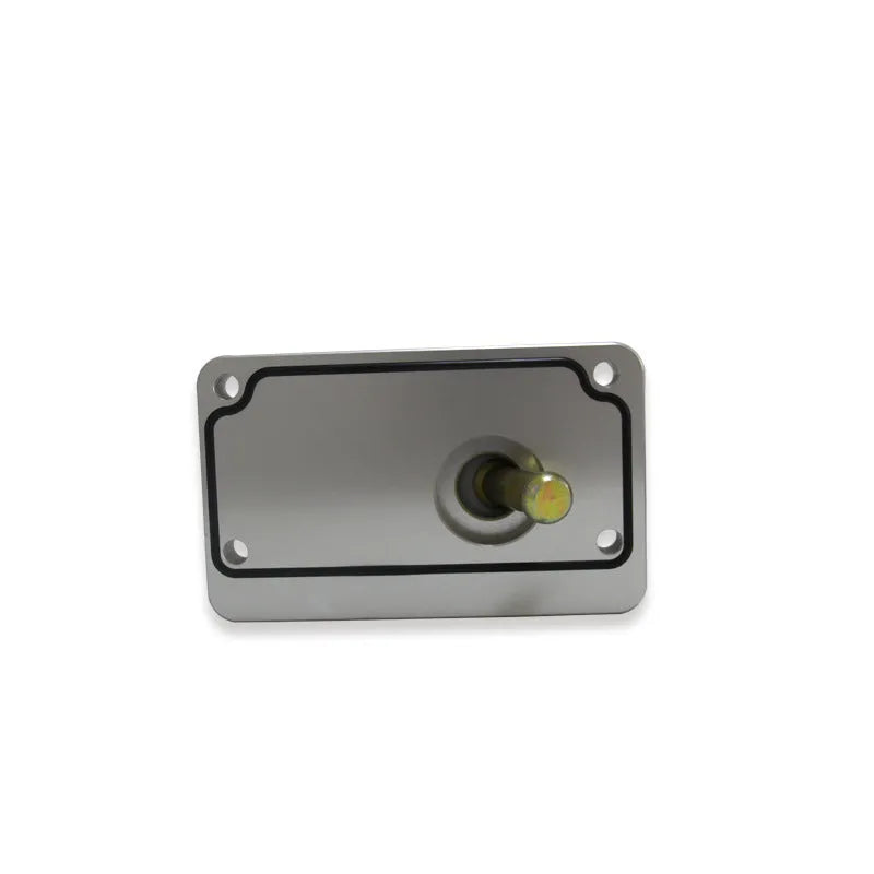Silver aluminium alloy gear shift short lever for Horton trucks showing metallic finish and rod structure