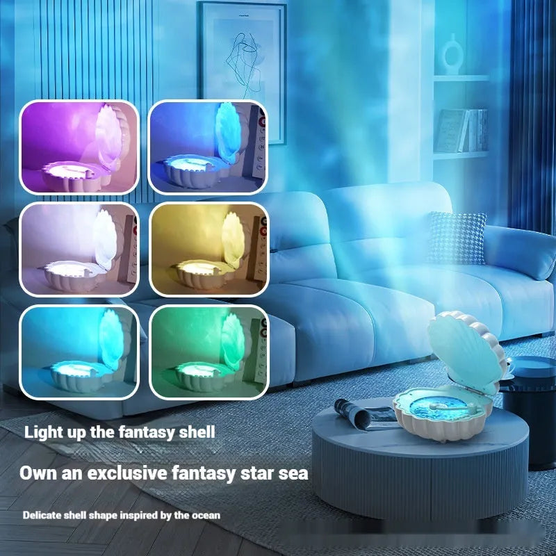 Portable retro vinyl record player shell lamp in blue colour with lithium battery power