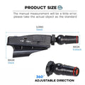 Black golf push rod laser aiming instrument with laser sight attached to putter for alignment practice