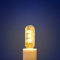 USB-powered baby night light with white and warm light settings, 6cm tall compact design