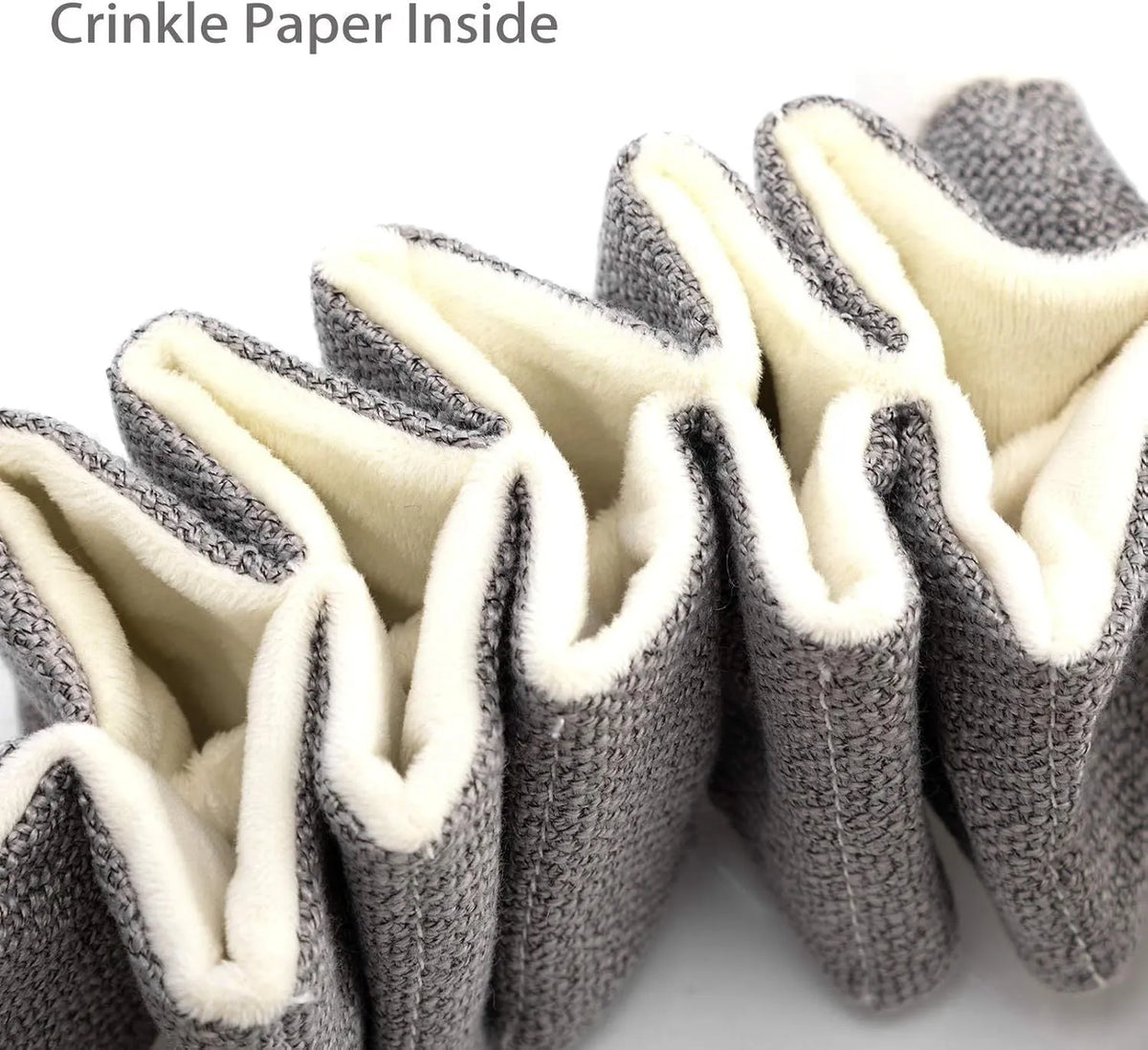 Grey koala plush dog toy with squeaker and crinkle paper measuring 30cm long