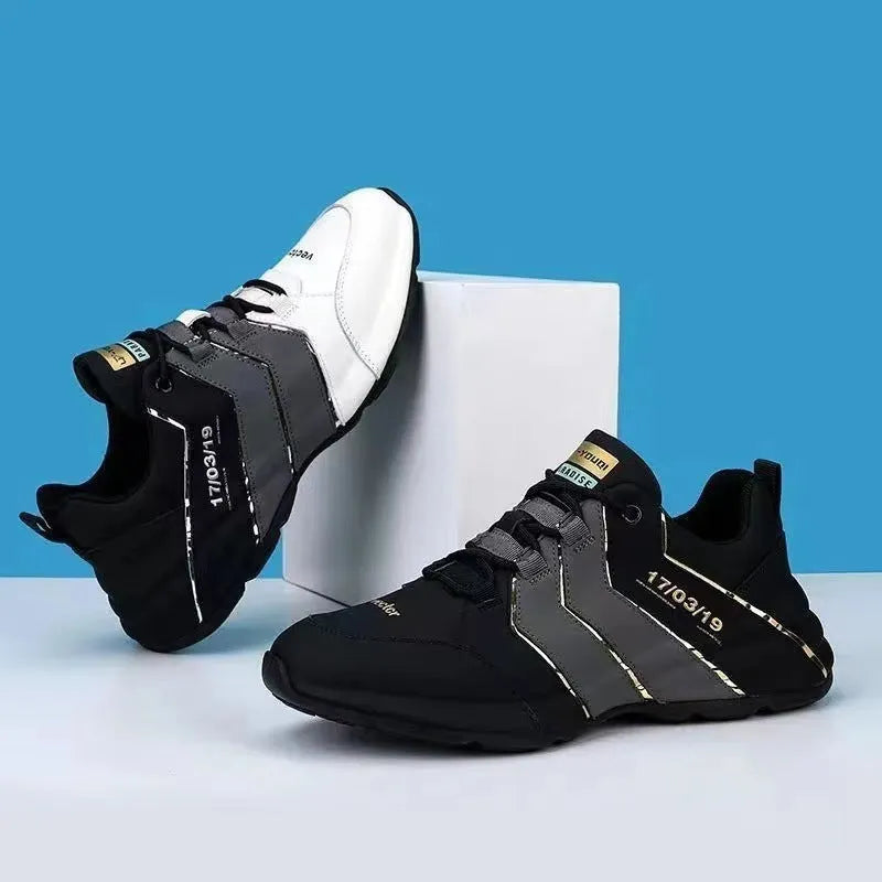 Teenagers' casual low-top sneakers with thick plastic sole and mesh lining in grey colour.