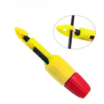 Plastic car wire piercing probe no-break circuit repair tool with threading device, one set