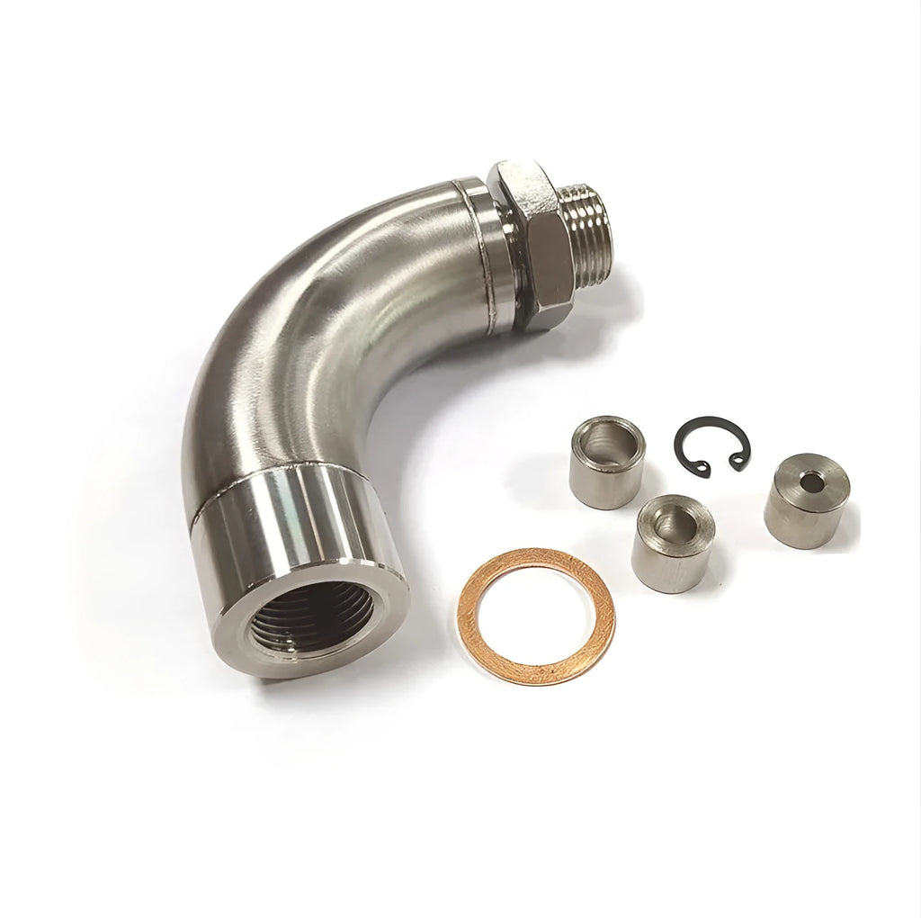 Car M18 1.5 temperature sensor adapter flow valve with automotive threading for temperature monitoring