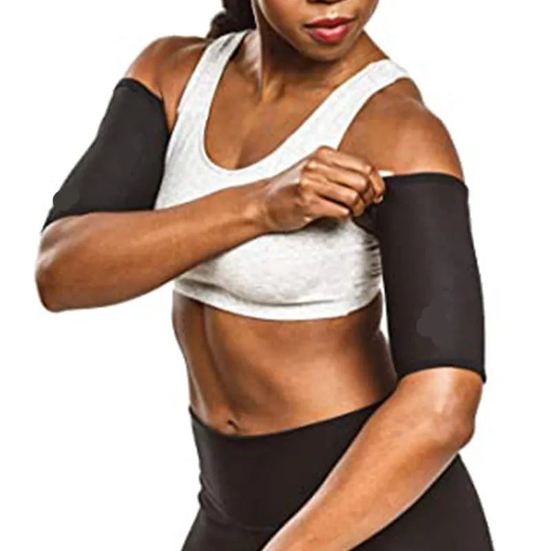 Elastic arm band sweatband in multiple colour options showing binding band construction for gym yoga fitness support