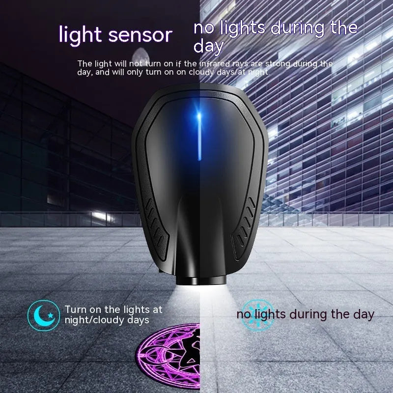 Bright Black F2 car atmosphere light laser projector with ABS electronic components, 5V 5W 1A