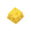 Yellow cheese design resin key cap for mechanical keyboard customisation