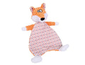 Brown plush velvet pet toy with squeaker for dogs and cats