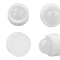 White wireless ZigBee infrared body sensor detector with 33mm by 28mm compact design