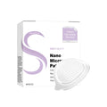 A four-pack of nano microneedle skin patches for cosmetic use with ginger and mugwort root.