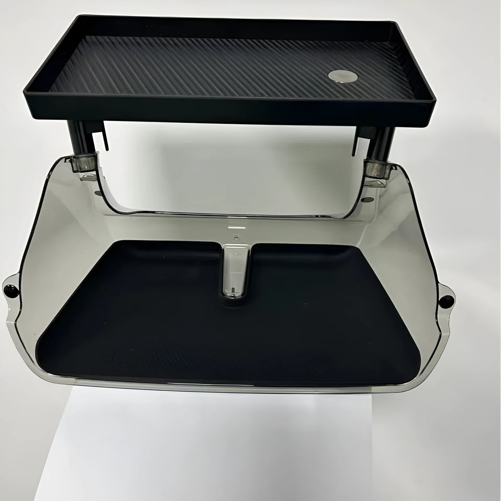 White ABS plastic storage box for Tesla Model 3 and Model Y centre console