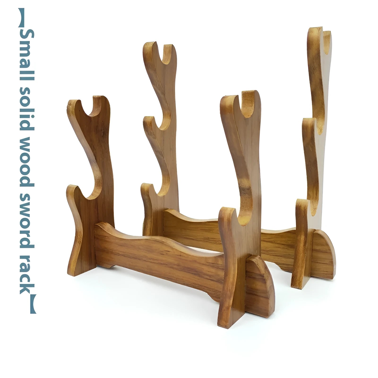 Chinese style handmade wooden wall bracket with multiple display layers