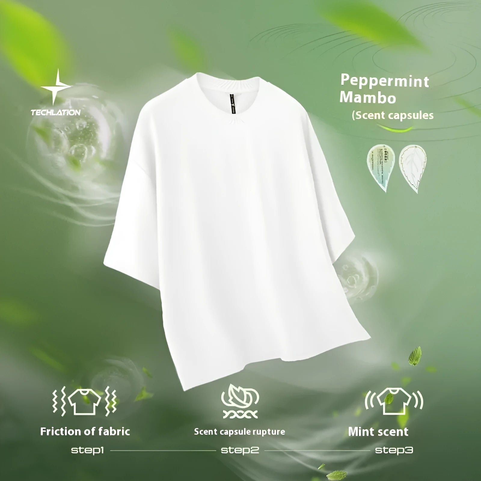 Men's sand grey loose fit quick-drying short sleeve casual t-shirt on a hanger.