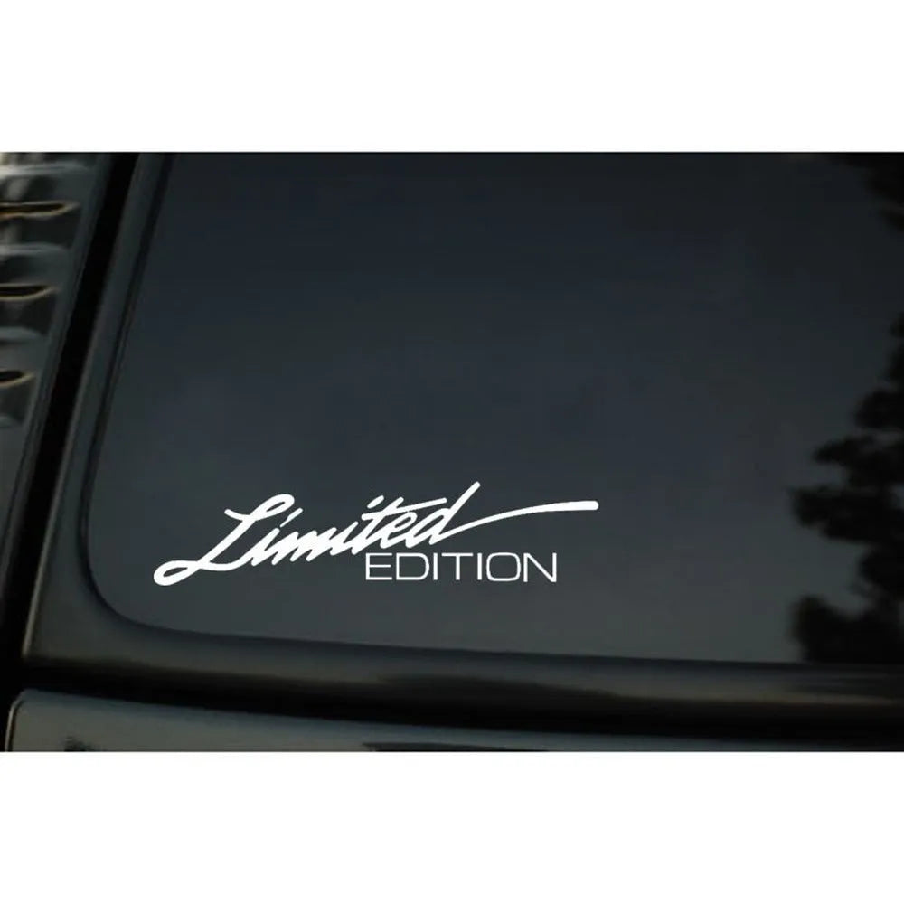 Reflective British bumper sticker showing dimensions of 16cm by 3.8cm in plastic material
