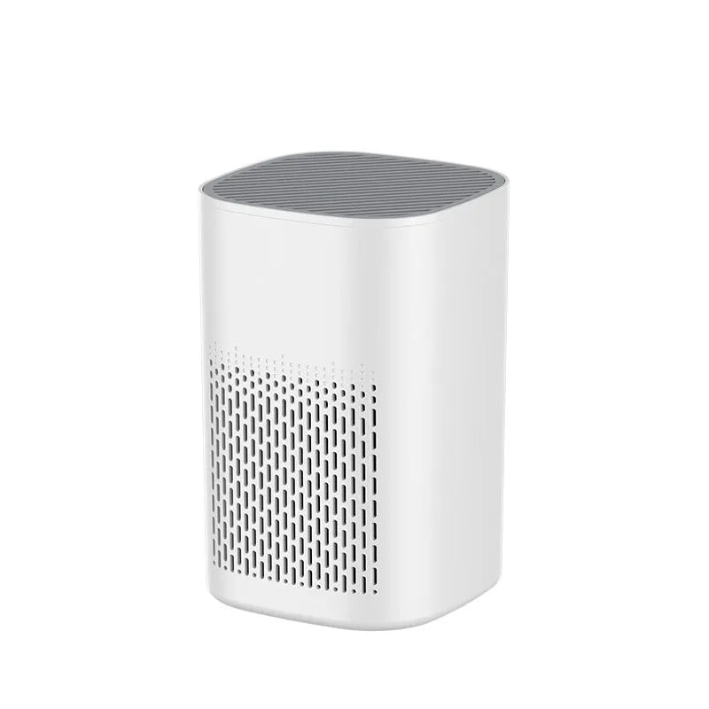 Simple style desktop air purifier with USB connection and heating function for small rooms