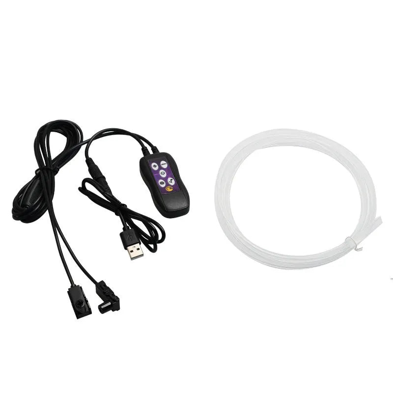 Car LED atmosphere lamp with PVC coating for centre console illumination