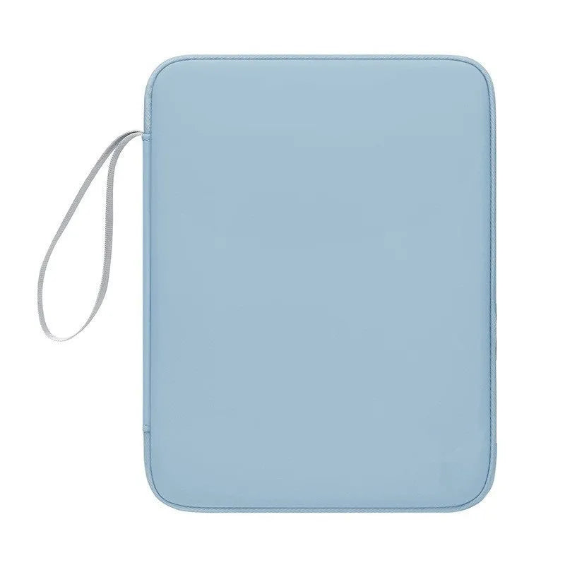 Imitation leather tablet liner bag with handle in black for 10.9 and 12.9 inch tablets