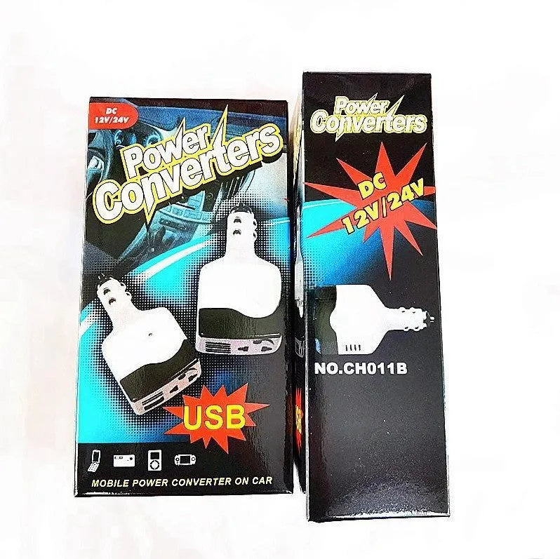 011C car cigarette lighter power supply charger with USB port for mobile phone charging