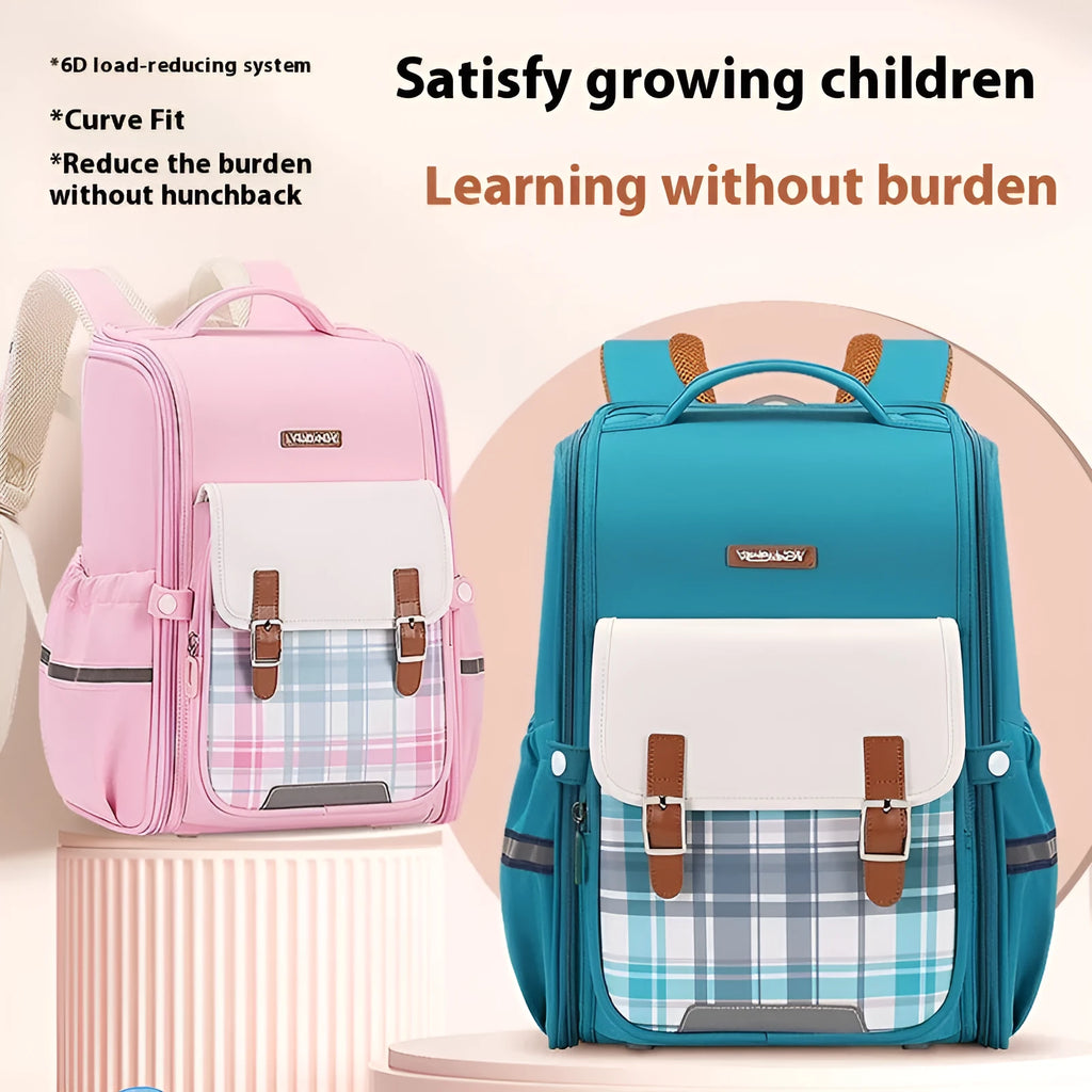 Modern Oxford cloth student schoolbag for Grade 5-6 in multiple colour options