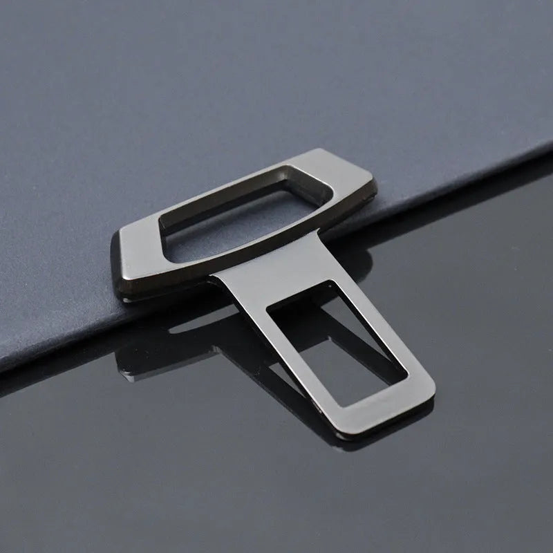 Metal dashboard air vent silencer insert shown in matte black, gold, and silver colour options.