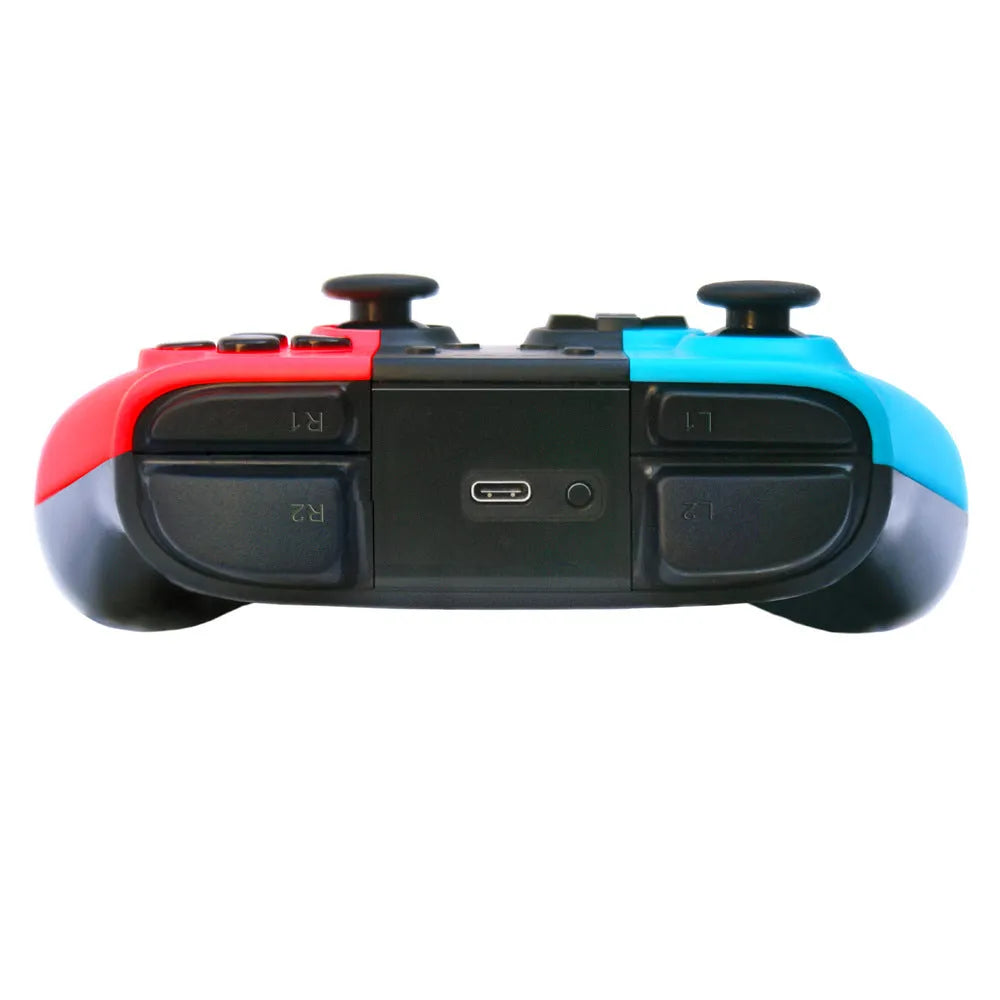 Wireless Nintendo Switch Pro controller with ergonomic design and analogue sticks