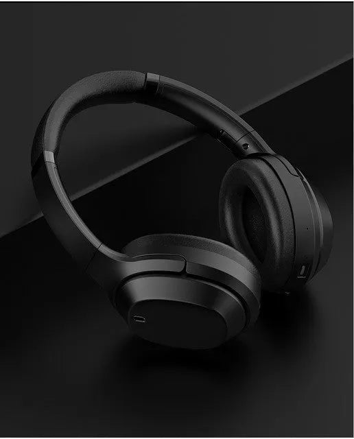 Black Gorsun E98 wireless Bluetooth over-ear headset with padded headband and memory-protein ear cushions