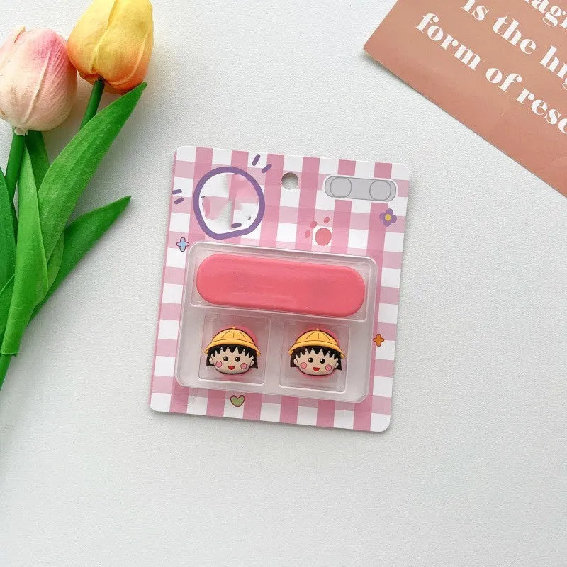 Cartoon magnetic protection data cable fixer in plastic with multiple colour style options