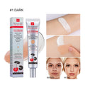 Erborian Centella Asiatica CC cream tube in light and dark shades for colour correcting makeup