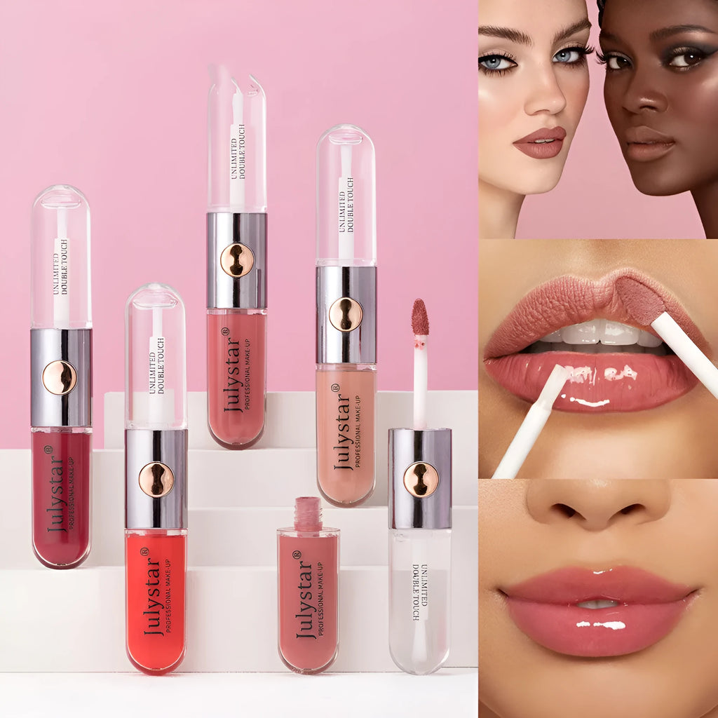 Women's long-lasting moisturising lip gloss in 6ml tube, colour options 01Style to 09Style.